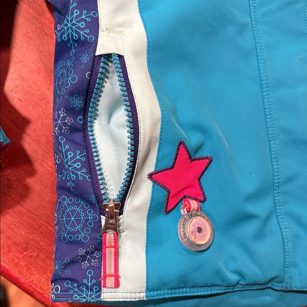 OBERMEYER Pico Girls Jacket Snow Ski Kids. Size 4. - Picture 6 of 8